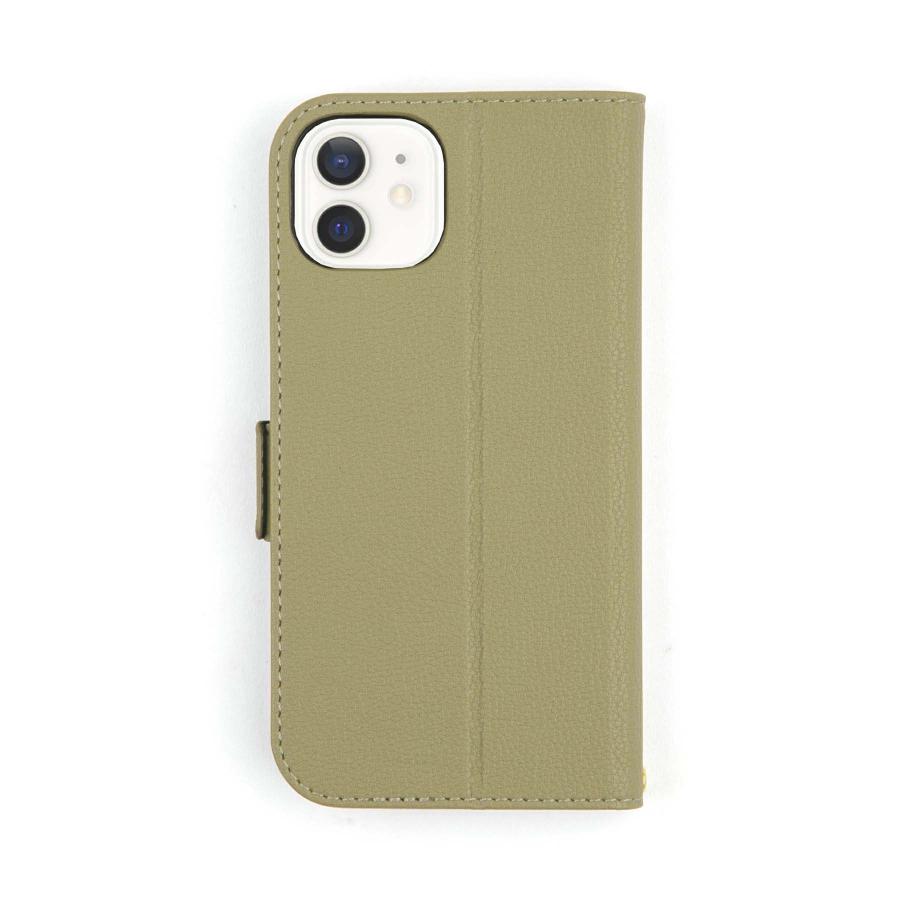 Ungrid アングリッド ケース Book Type Case KHAKI【iPhone 12