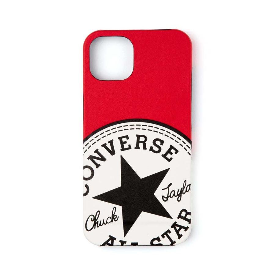 CONVERSE Big Circle Logo PU Leather Back Case RED【iPhone 13 CONVERSE Big Circle Logo PU Leather Back Case RED【iPhone 13
