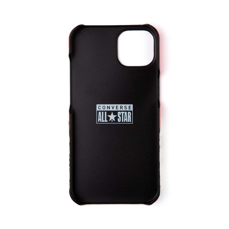 CONVERSE Big Circle Logo PU Leather Back Case RED【iPhone 13 CONVERSE Big Circle Logo PU Leather Back Case RED【iPhone 13