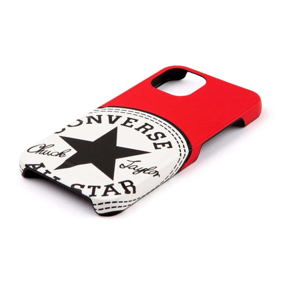 CONVERSE Big Circle Logo PU Leather Back Case RED【iPhone 13 CONVERSE Big Circle Logo PU Leather Back Case RED【iPhone 13