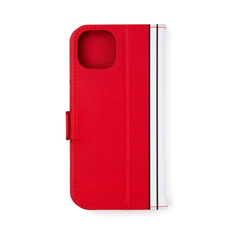 CONVERSE Uncle Patch&Stripes Book Type Case RED【iPhone 13