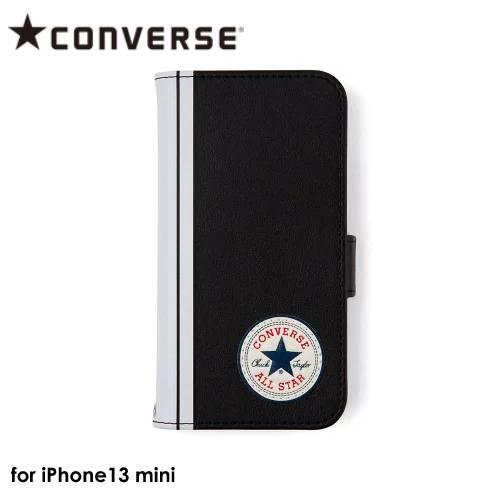 ★さま専用ページ★ネイビーカバー CONVERSE Uncle Patch&Stripes Book Type Case BLACK【13 mini対応