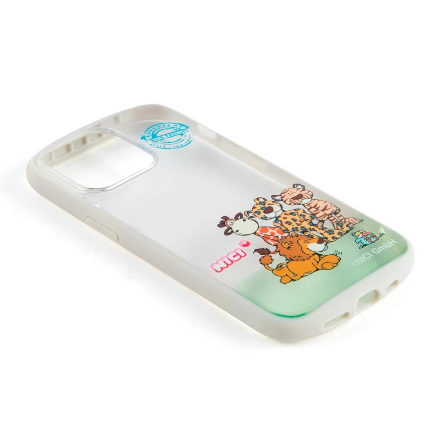 nici（ニキ） Easy Grip Clear Case ワイルドフレンズ【iPhone 13 Pro