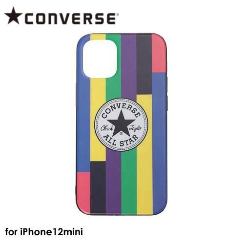 CONVERSE Circle Logo Hybrid IML Back Case RAINBOW【12 mini
