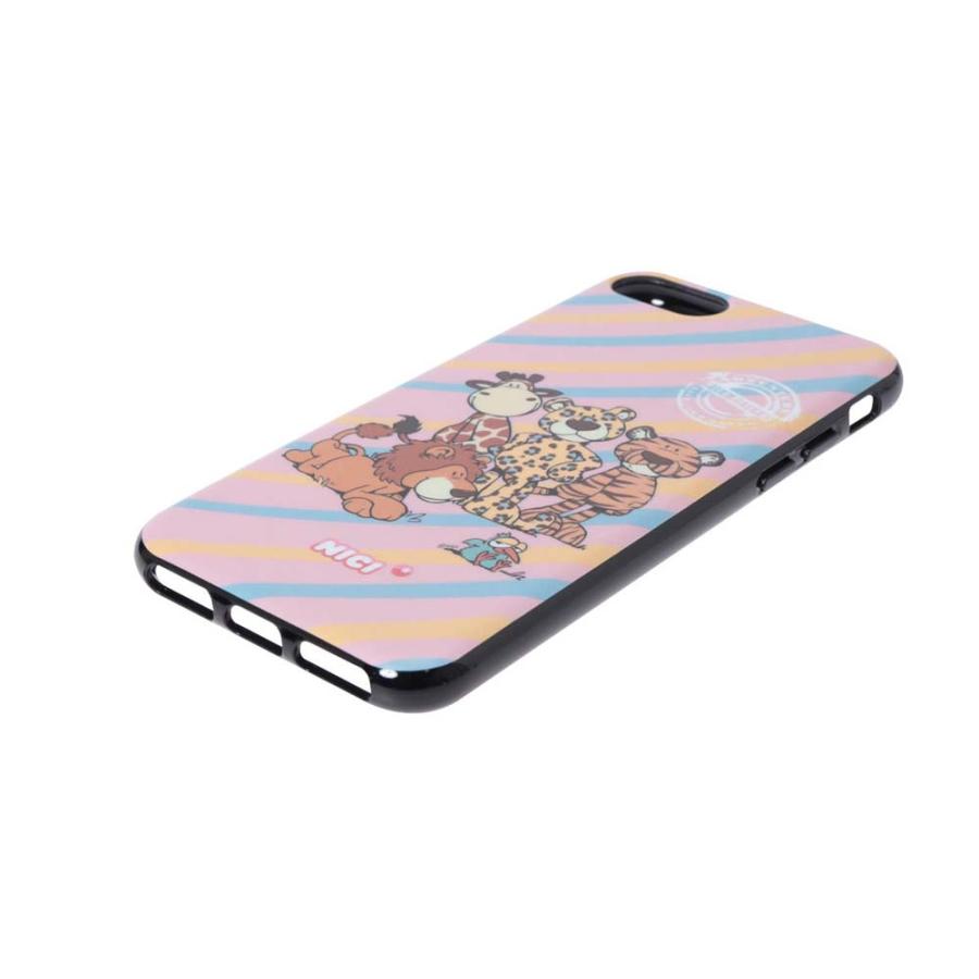 nici NICI ニキ Hybrid Back Case Wild Friends【iPhoneSE(第2,3