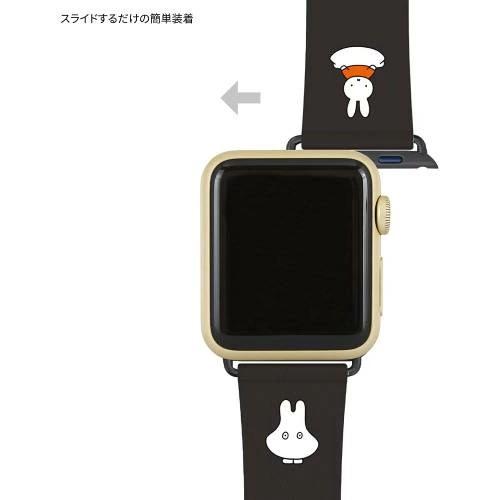 Miffy（ミッフィー） Apple Watch 41/40/38mm 対応レザーバンド おばけ