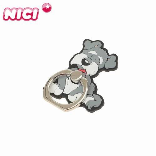 nici（ニキ） スマートフォンリング Smart Phone Ring White Bear