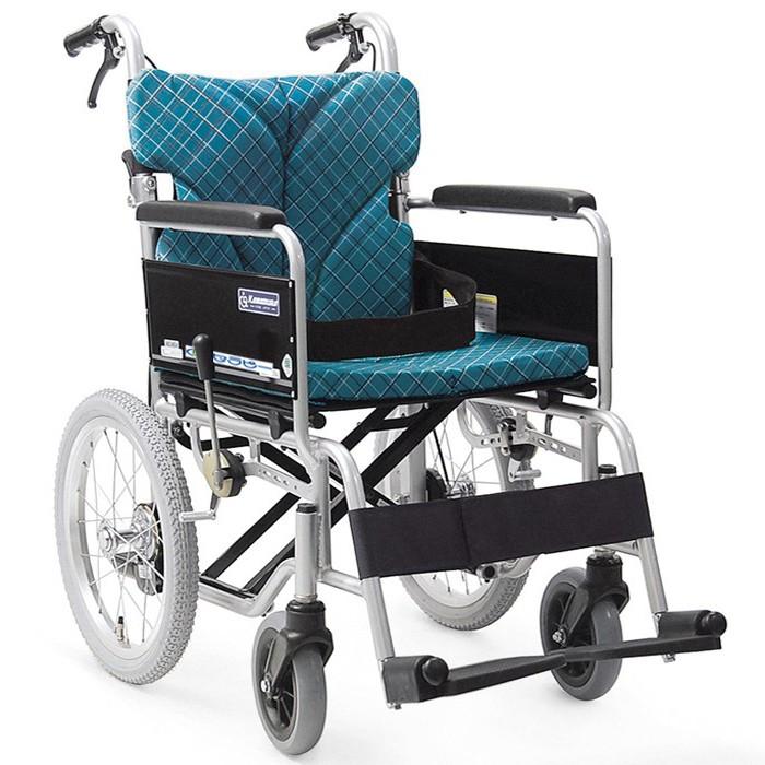 美品 カワムラ 車椅子 BM16-40SB 折りたたみ 介助ブレーキ付 ○メーカー製造終了○BM16-40(38.42)SB-M 車椅子(車いす) カワムラ