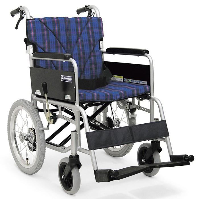 美品 カワムラ 車椅子 BM16-40SB 折りたたみ 介助ブレーキ付 ○メーカー製造終了○BM16-40(38.42)SB-M 車椅子(車いす) カワムラ