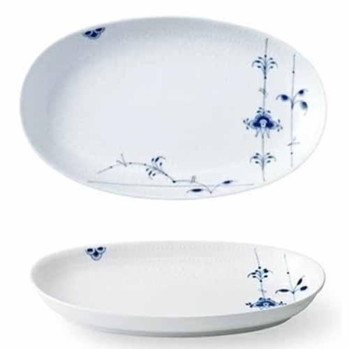 ブルーパルメッテ 食器 オーバル皿27cm 北欧 ペア ロイヤル