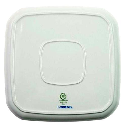 ブルーフルーテッド 食器 角プレート21cm 北欧 単品 ハーフレース