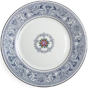 プレート２０ｃｍ ケーキ皿 取り皿 デザート皿 ウェッジウッド フロレンティ ン インディゴホワイト リッチ通販 通販 Yahoo ショッピング