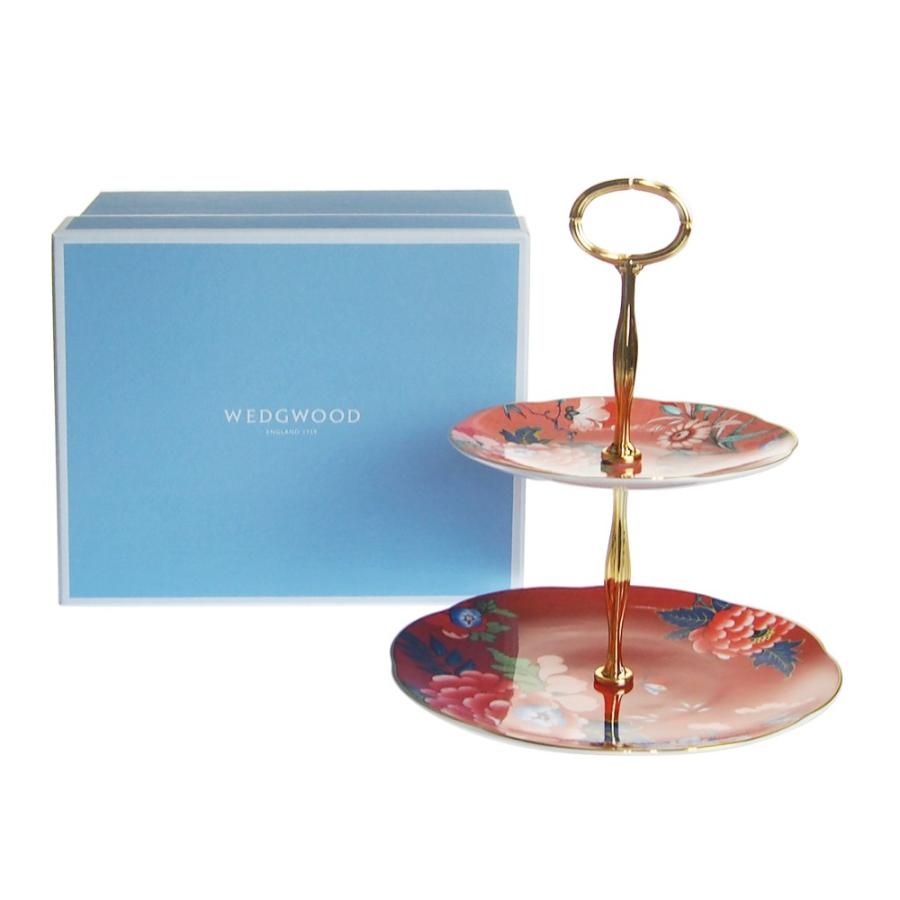 2段 ケーキスタンド 16ｃｍ 21ｃｍ 高さ24 5ｃｍ ウェッジウッド ペオニア ブラッシュ リッチ通販 通販 Yahoo ショッピング