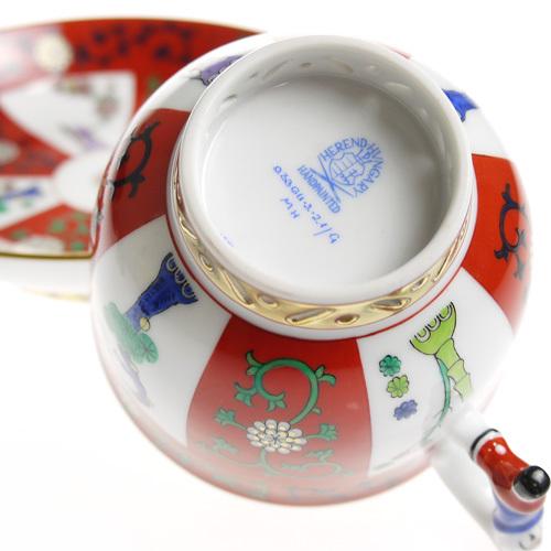 78%OFF!】ヘレンド シノワズリ G 西安の赤 03364 ゲデレ ティーカップ