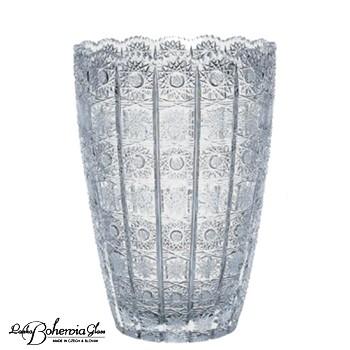 ガラス花瓶 花器 ボヘミアフラワーベース 500PK 高さ25cm 最高級