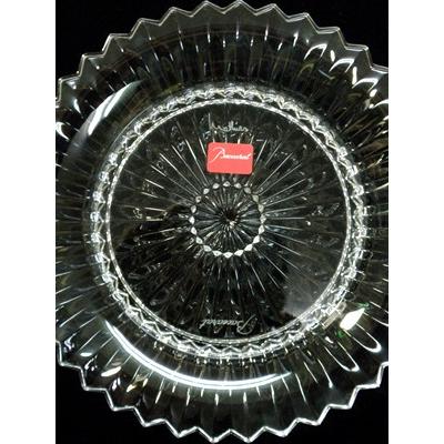 バカラ プレート皿 クリスタルガラス製 Baccarat ミルニュイ MILLE 