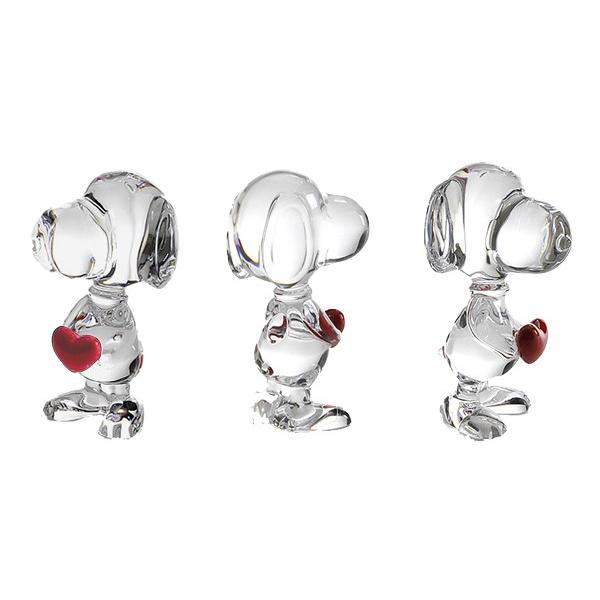 最安値に挑戦 バカラ スヌーピー フィギュリン クリスタルガラス製 ビーグル犬置き物 Baccarat Snoopy スヌーピー レッドハート高さ11cm バカラ赤箱入 安い Globaltask Net