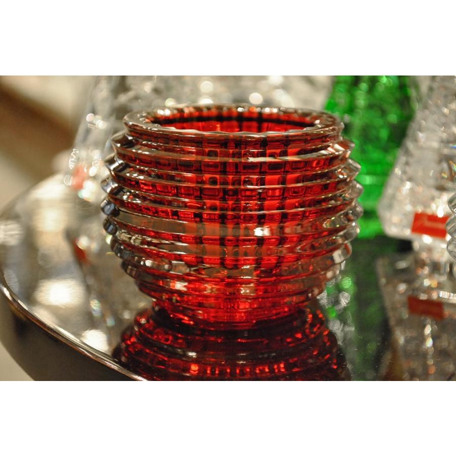 バカラ Baccarat アイ キャンドルホルダーレッド2個セット EYE 2-810