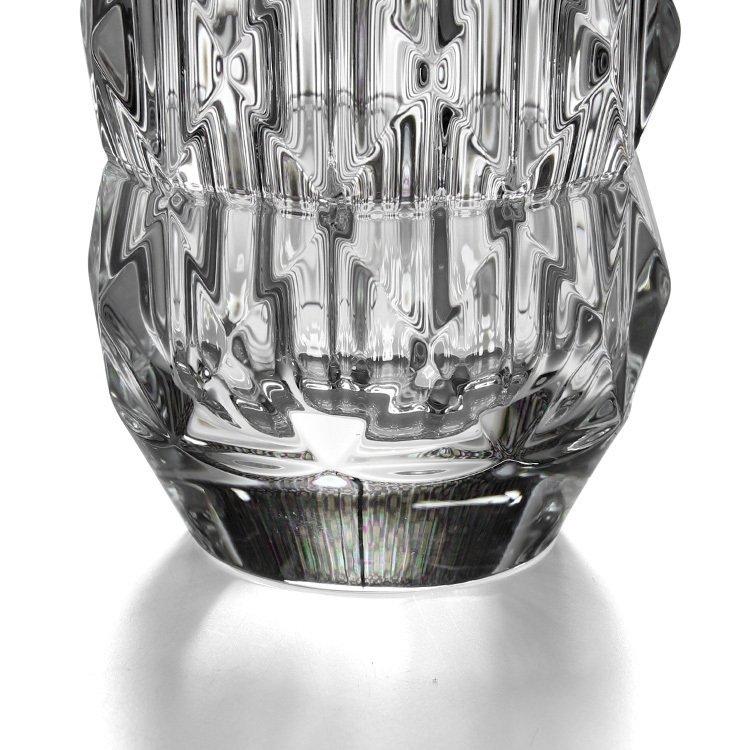 バカラ クリスタルガラス花瓶 花器 Baccarat ルクソール ラウンドベース 23cm 2811534 クリスタルガラス製
