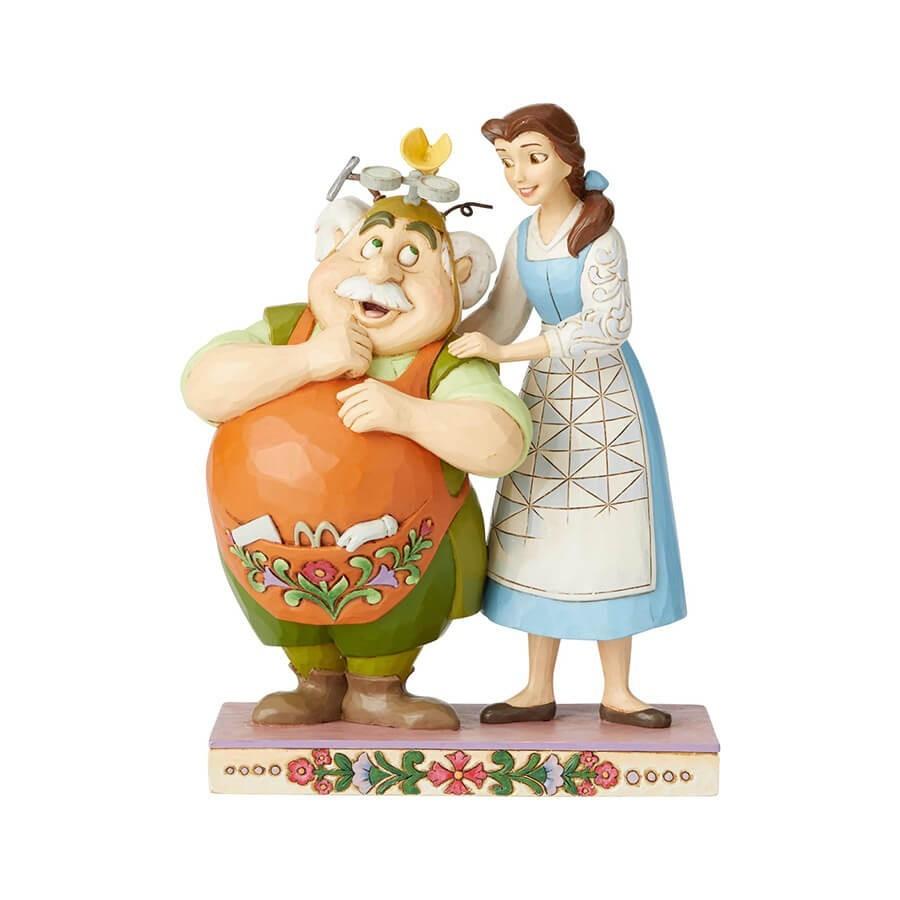 半額品 ディズニーフィギュア 美女と野獣 ベル モーリス エネスコ Enesco ディズニートラディション 送料込 Www Doctor Plan Com