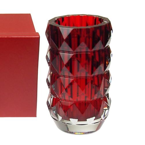 激安単価で バカラ クリスタルガラス花瓶 花器 Baccarat ルクソール ラウンドベース レッド フラワーベース 高さ23cm 2 813 624 クリスタルガラス製 バカラ赤箱入 リッチ通販 通販 Yahoo ショッピング 値引きする Gps Ibsx Net