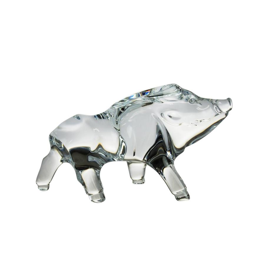 バカラ 干支 亥 イノシシ フィギュリン クリスタルガラス製 Baccarat オブジェ動物置物 干支19 クリア透明 8085 リッチ通販 通販 Yahoo ショッピング