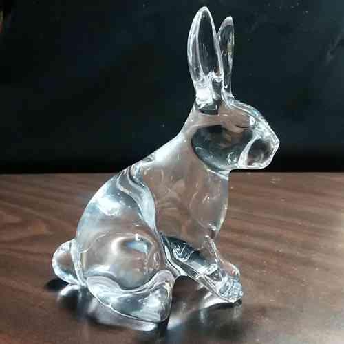 バカラ（Baccarat） 品切れ 置物 うさぎ 跳ねるから縁起ものとして人気