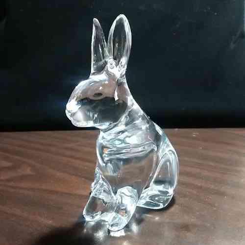バカラ（Baccarat） 品切れ 置物 うさぎ 跳ねるから縁起ものとして人気