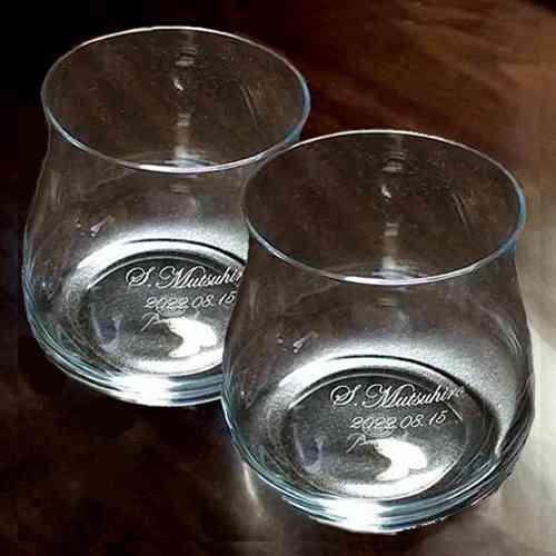 シャトー バカラ ペアセット L シャトーバカラ 側面彫刻 ペア