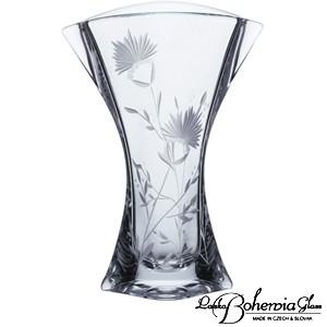 ガラス花瓶 花器 ボヘミアフラワーベース ファントム 高さ24cm 最高級 