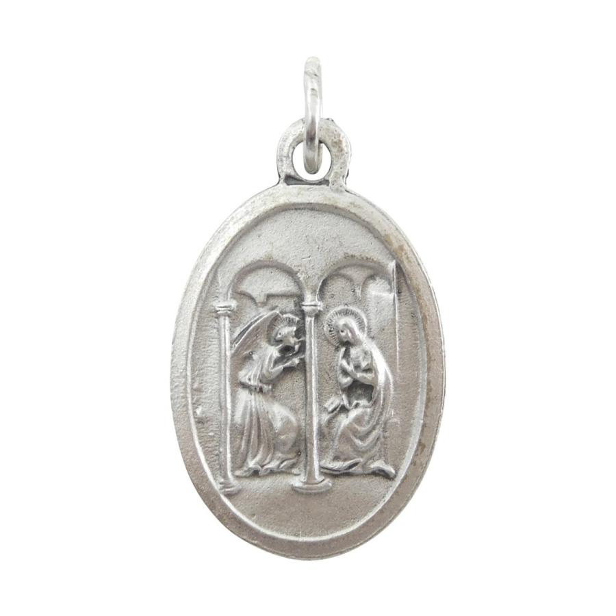 受胎告知 メダイ チャーム ペンダント - 聖母マリア 大天使聖