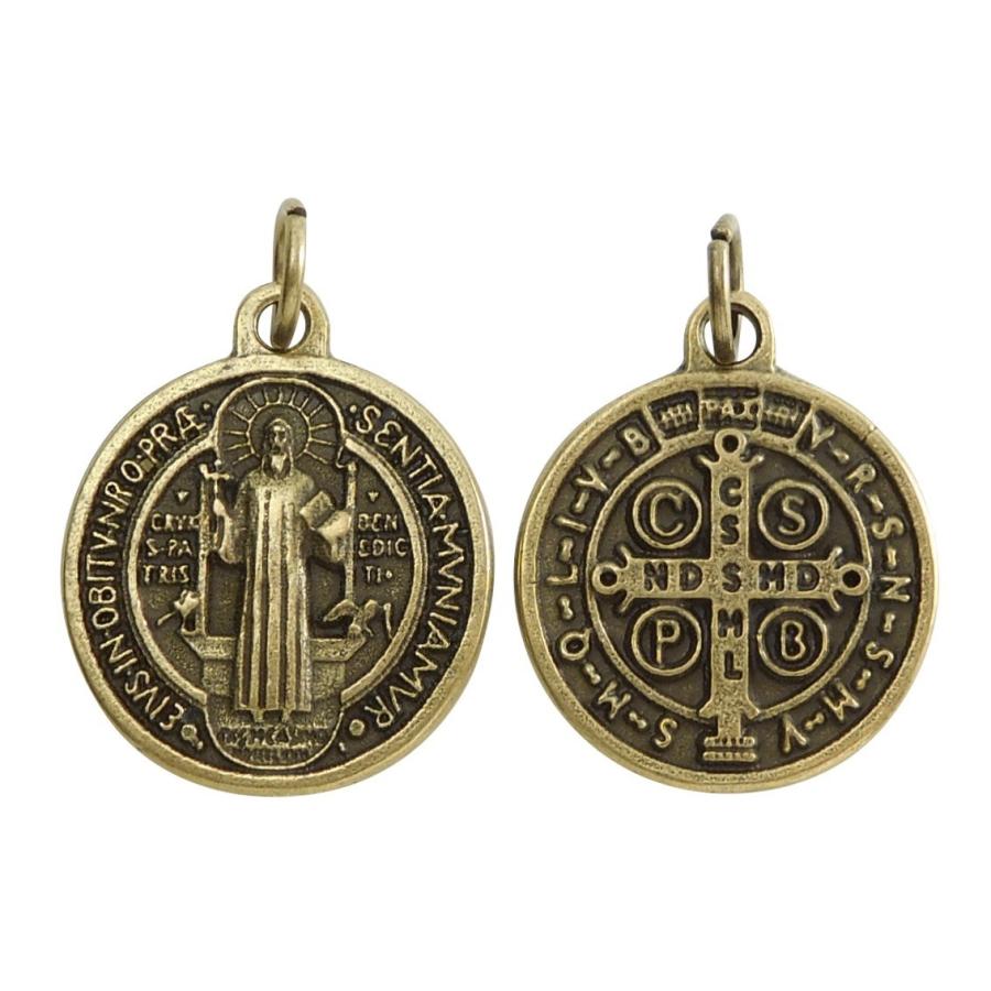 聖ベネディクト ブロンズ メダイ 毒 腎臓病 胆石 誘惑の守護聖人 イタリア製 O M074b The Sacred Secret 通販 Yahoo ショッピング