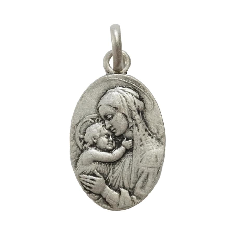ボッティチェリの聖母子 メダイ ペンダント シルバー フランス製 : THE