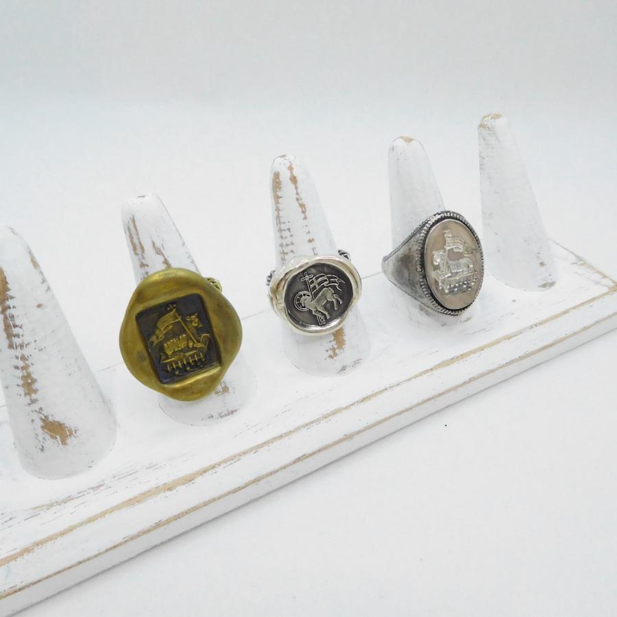 売り切れ必至 アニュス デイ 封蝋 リング 神の子羊 指輪 真鍮 The Sacred Secret Original Jewelry 保障できる Clinicagastroservice Com Br