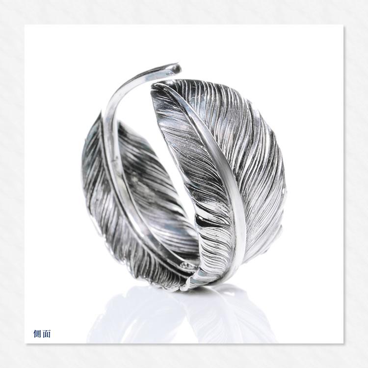 リング シルバー925 フェザー ネイティブアメリカン インディアン