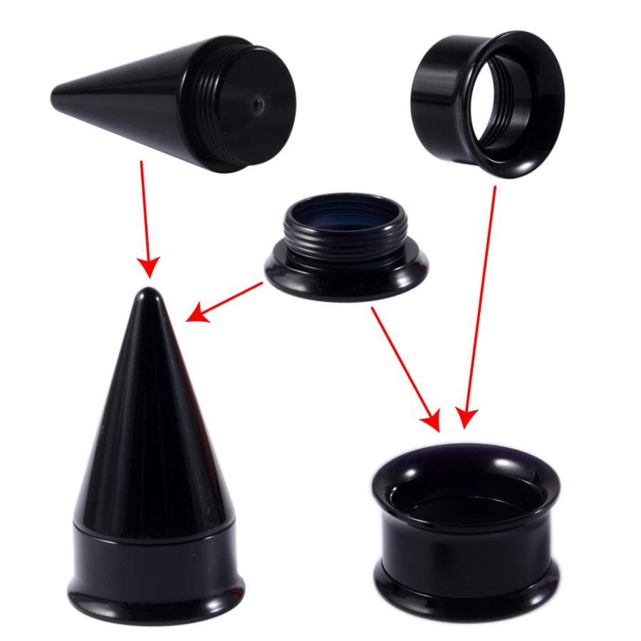 エキスパンダー イヤーロブ ダブルフレア 拡張器 サージカルステンレス