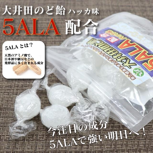2袋セット 大井田のど飴 5ala 配合 ハッカ味 健康促進 天然アミノ酸 5ala Handy Online Store 通販 Yahoo ショッピング