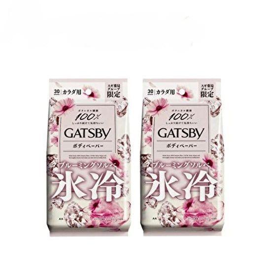 GATSBY ボディペーパー 氷冷 30枚入 21個セット ブルーミングソルベ GATSBY（ギャツビー） 氷冷 ボディペーパー ブルーミングソルベ 30枚