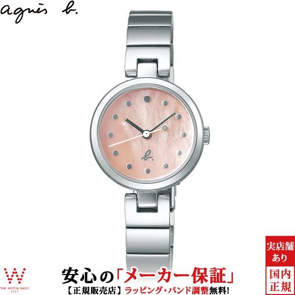 ノベルティ付 アニエスベー 時計 レディース agnes b FCSK926 メタルバンド 白蝶貝 シンプル ファッション ブランド おしゃれ