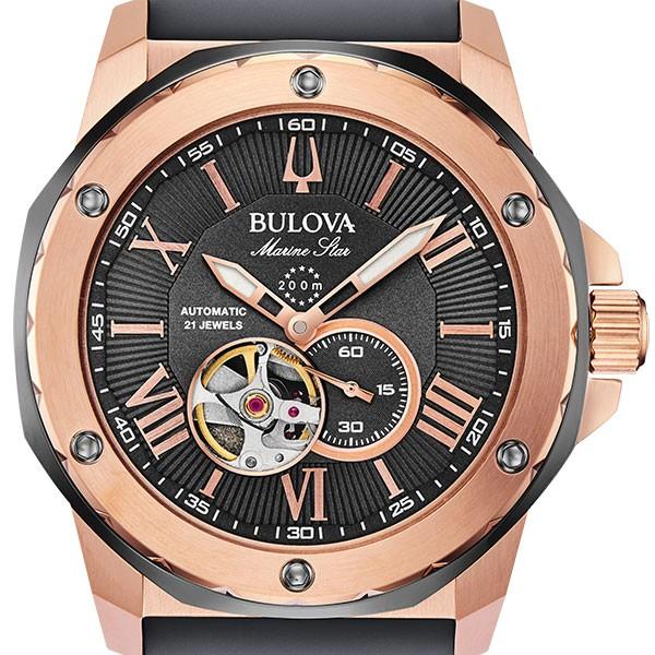 ブローバ/BULOVA/マリンスター/ローズゴールド/98A228/メンズ腕時計