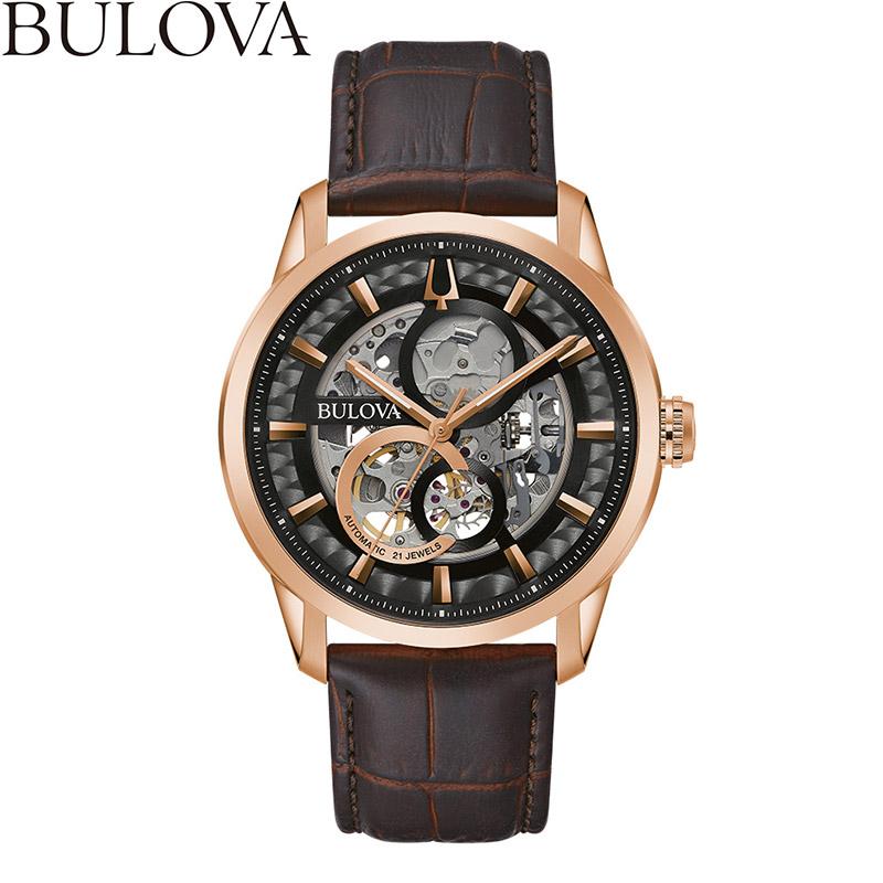 無金利ローン可 ブローバ BULOVA クラシック コレクション Classic 97A169 メンズ 腕時計 時計 自動巻 機械式 スケルトン おしゃれ｜thewatchshopwebstore｜02