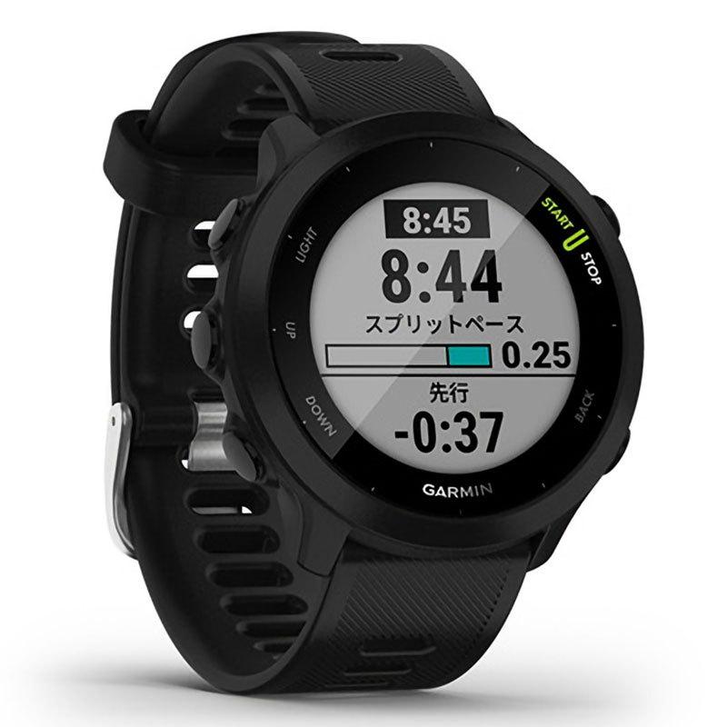 保護フィルム付 ガーミン GARMIN フォアアスリート 55 ForeAthlete 55 Black 010-02562-40 GPS スマートウォッチ iphone android 軽量 ランニングウォッチ｜thewatchshopwebstore｜04