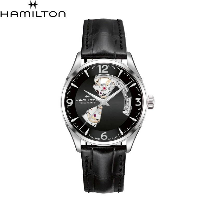 無金利ローン可 3年間無料点検付 ハミルトン 時計 Hamilton ジャズマスター オープンハート ジェント H32705731 メンズ 腕時計｜thewatchshopwebstore｜02