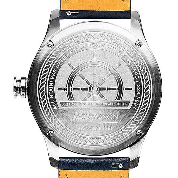 ジャックメイソン 腕時計 メンズ JACK MASON ノーチカル NAUTICAL JM-N101-206 カジュアル カレンダー クォーツ 革ベルト