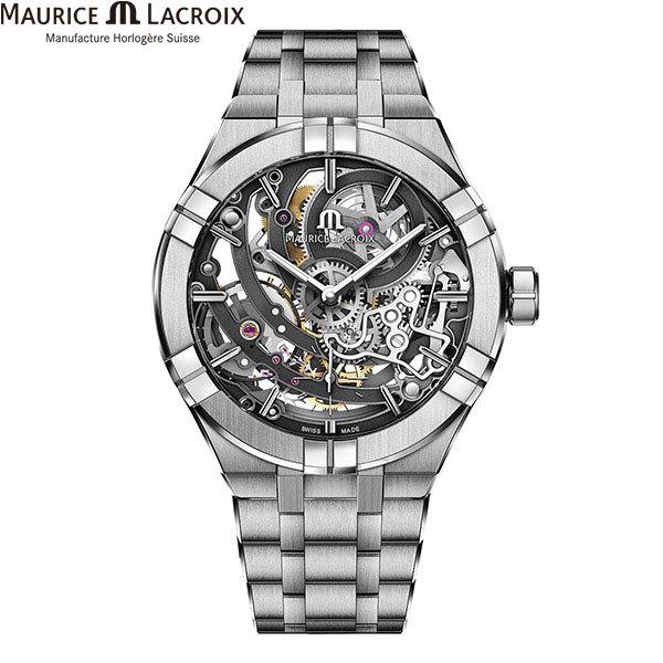 無金利ローン可 モーリス・ラクロア 時計 MAURICE LACROIX アイコン オートマティック スケルトン AI6028-SS002-030-1  メンズ 高級 腕時計