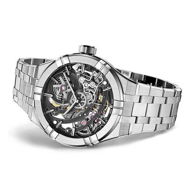 無金利ローン可 モーリス・ラクロア 時計 MAURICE LACROIX アイコン オートマティック スケルトン AI6028-SS002-030-1  メンズ 高級 腕時計