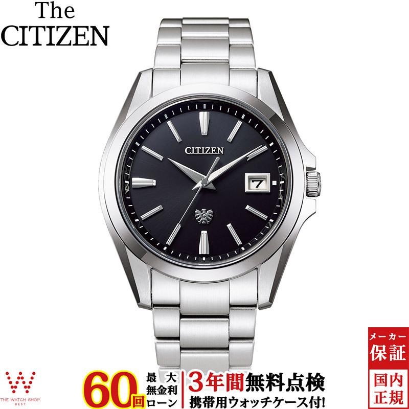 【未使用美品】THE CITIZEN AQ4060-50E ソーラーメンズ 箱付 シチズン ザ・シチズン エコドライブ AQ4060-50E ブラック