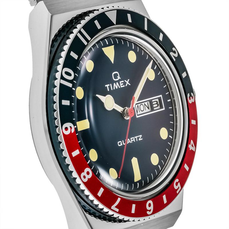 ハ*ロ様 TIMEX Q 腕時計 クォーツ TW2T80700 ペプシベゼル ネ TIMEX（タイメックス） 腕時計 キュー TIMEX Q TW2T80700 メンズ 時計