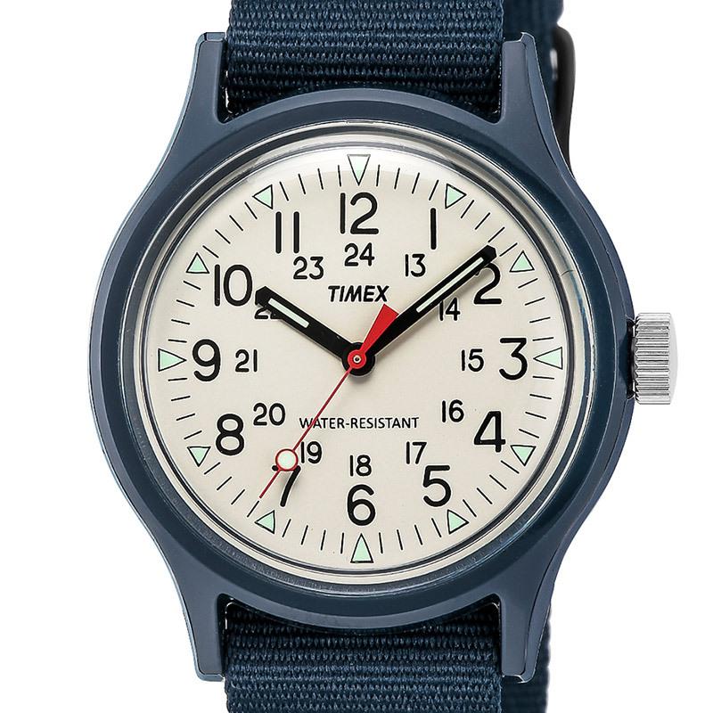 タイメックス 腕時計 TIMEX オリジナル キャンパー 36mm ネイビー TW2U84200 メンズ レディース 時計 カジュアル ミリタリー｜thewatchshopwebstore｜03