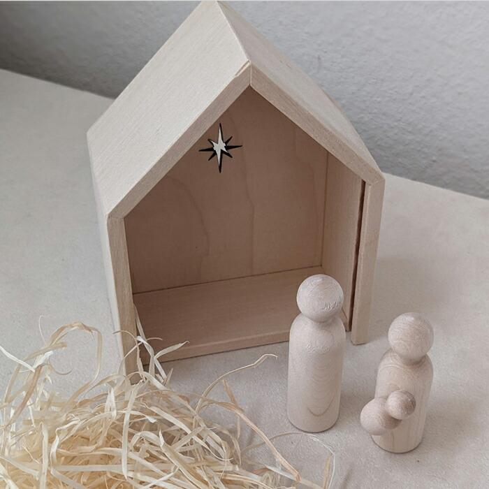 aarikka アーリッカ Little Manger 天然木 オーナメント 小さな 飼い葉桶 送料無料 北欧 フィンランド おしゃれ 置物 クリスマス アアリッカ 文具 文房具 | ブランド登録なし | 06